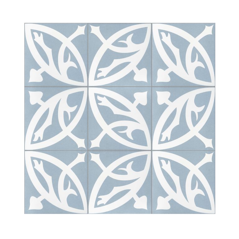 Serie MADLEINE, Zelie Azul Feinsteinzeug 20×20 / 0,8 cm (R9), Preis: 59,00 € / m² *