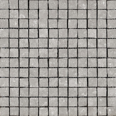 Feinsteinzeug Wand Boden XLFormat Milestone Grey Mosaik PRACHTSCHERBEN