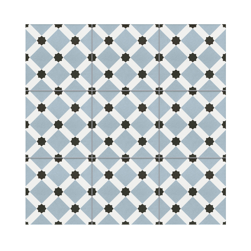 Serie TOLEDO, Cadiz Azul Feinsteinzeug 20×20 / 0,8 cm (R9), Preis: 45,00 € / m² *