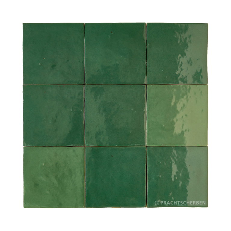 Serie MALAGA, Verde Botella 10×10 / 1,0 cm, Preis: 75,00 € / m² *
