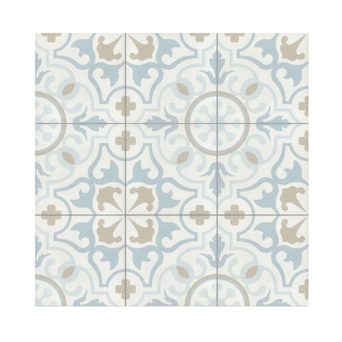 Serie TOLEDO, Favara Azul Feinsteinzeug 20×20 / 0,8 cm (R10), Preis: 45,00 € / m² *