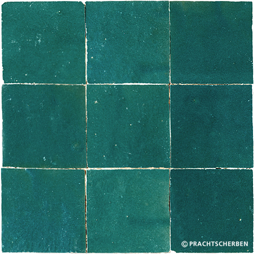 Prachtscherben Fliesen Koeln ZELLIGES Petrol