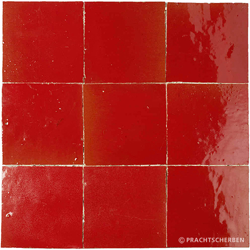 Prachtscherben Fliesen Koeln ZELLIGES Rouge