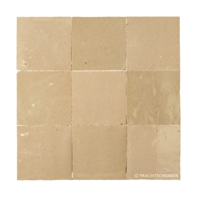 ZELLIGES aus Marokko, glasierte Terracotta, Beige Nr. 23 , 10×10 / 1,0 cm, Preis: 140,00 € / m² *