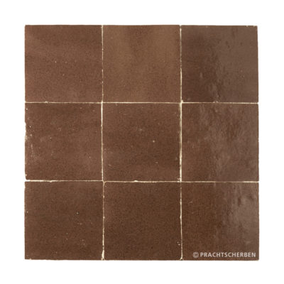 ZELLIGES aus Marokko, glasierte Terracotta, Cafe Nr. 13 , 10×10 / 1,0 cm, Preis: 149,00 € / m² *