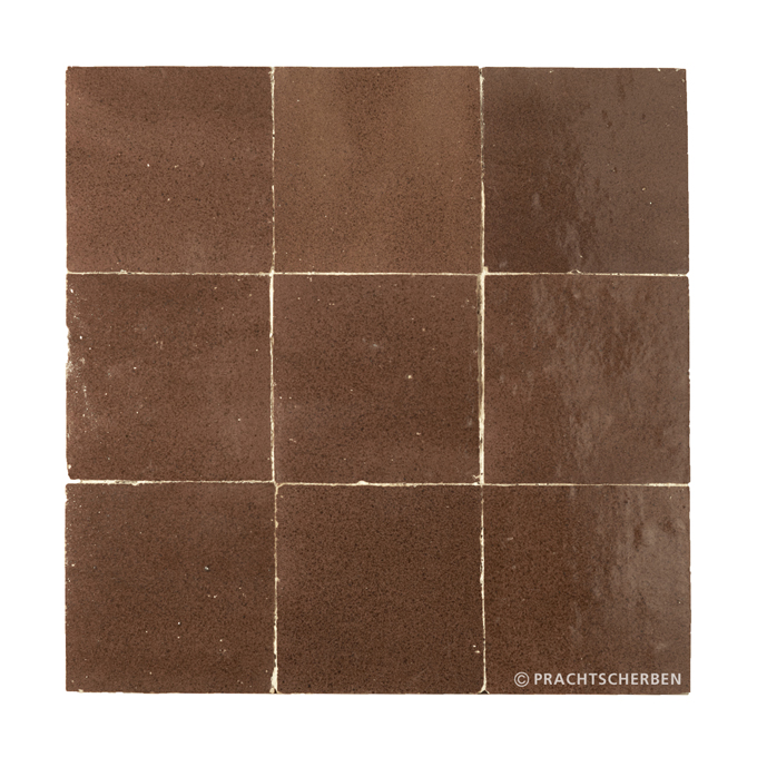 ZELLIGES aus Marokko, glasierte Terracotta, Cafe Nr. 13 , 10×10 / 1,0 cm, Preis: 140,00 € / m² *