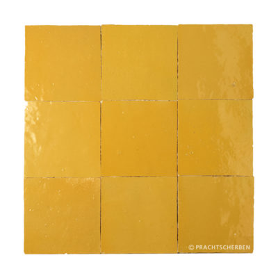 ZELLIGES aus Marokko, glasierte Terracotta, Jaune Nr. 06 , 10×10 / 1,0 cm, Preis: 149,00 € / m² *