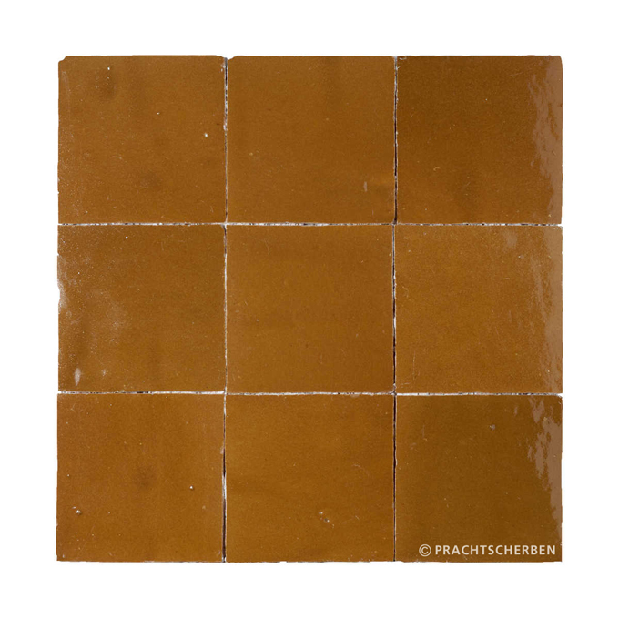 ZELLIGES aus Marokko, glasierte Terracotta, Miel Nr. 14 , 10×10 / 1,0 cm, Preis: 140,00 € / m² *