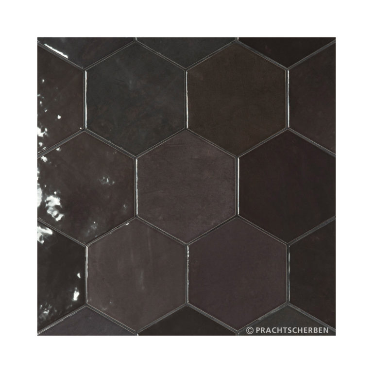 Serie ZAHARA HEX, Graphit, 10,8×12,4 cm Preis: 129,00 € / m² *