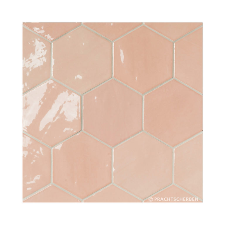 Serie ZAHARA HEX, Pink, 10,8×12,4 cm Preis: 89,00 € / m² *