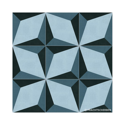 Serie GEO, Cube Azul Feinsteinzeug 20×20 / 0,9 cm (R10), Preis: 81,00 € / m² *