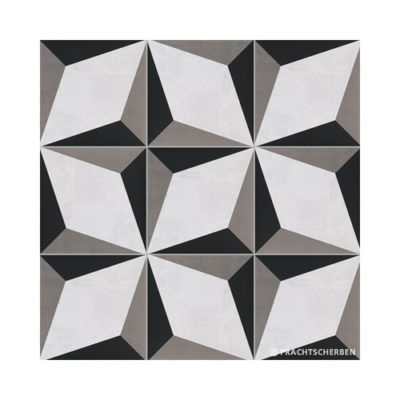 Serie GEO, Cube Gris Feinsteinzeug 20×20 / 0,9 cm (R10), Preis: 75,00 € / m² *