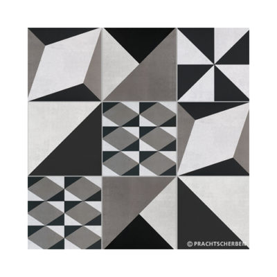 Serie GEO, MIX À LA CARTE Gris Feinsteinzeug 20×20 / 0,9 cm (R10), Preis: 89,00 € / m² *