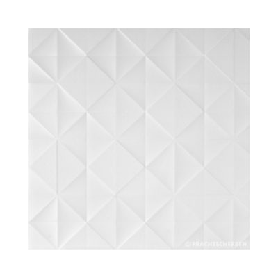 3D-ORIGAMI, blanco mate, 33×99 cm Preis: auf Anfrage