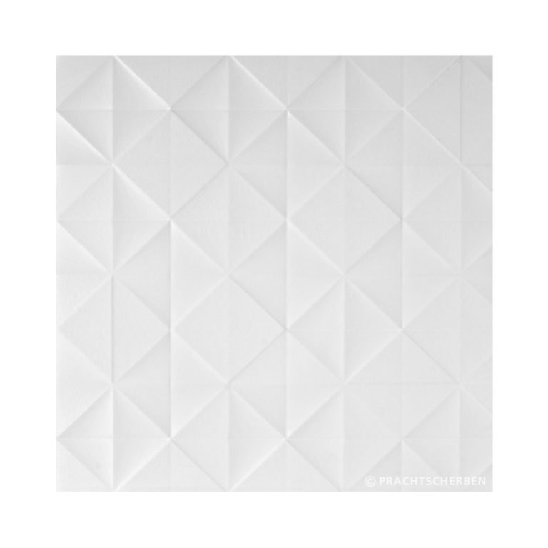 3D-ORIGAMI, blanco mate, 33×99 cm Preis: auf Anfrage