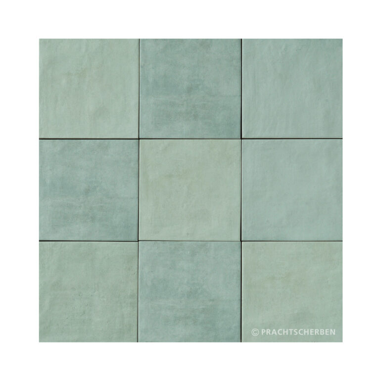 ATELIER, Vert d´eau (matt) 13,8×13,8 / 0,8 cm (R9), Preis: 80,00 € / m² *