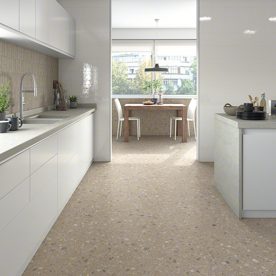 Terrazzo Optik Feinsteinzeug (R10)